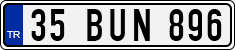License plate of Turkey, Regular plates