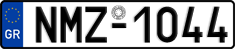 License plate of Greece, Cars