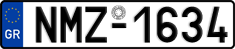 License plate of Greece, Cars