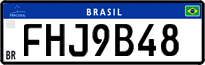 License plate of Brazil, Private owners (Mercosul)