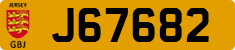 License plate of Jersey, Regular plates (J123456)