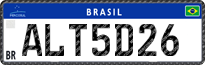 License plate of Brazil, Private owners (Mercosul)