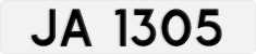 License plate of Hong Kong, AB 1234