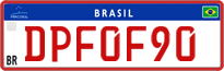License plate of Brazil, Commercial vehicles (Mercosul)