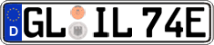 German license plate, Electric vehicles