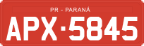 License plate of Brazil, Commercial vehicles (1990)