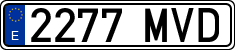 License plates of Spain, Ordinary (2000)