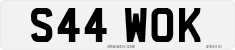 License plate of the United Kingdom, 1983 year system