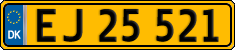 License plate of Denmark, Commercial vehicles