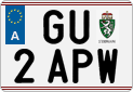 License plate of Austria, Regular plates
