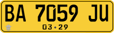 License plate of Indonesia, Commercial vehicles