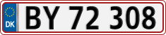 License plate of Denmark, Regular plates