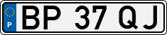 License plate of Portugal, Regular plates