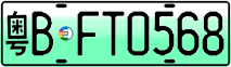 License plate of China, Electric vehicles
