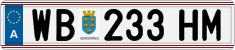 License plate of Austria, Regular plates