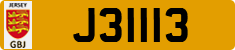 License plate of Jersey, Regular plates (J123456)