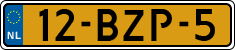 License plate of the Netherlands, Heavy Commercial Vehicles (1994 system)