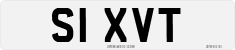 License plate of the United Kingdom, 1983 year system