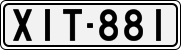 License plate of Finland, Cars