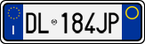License plate of Italy, Cars (1994 year series)