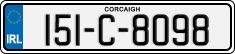 License plate of Ireland, Regular plates