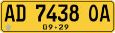 License plate of Indonesia, Commercial vehicles