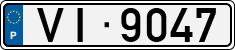 License plate of Portugal, Trailers