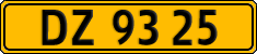 License plate of Denmark, Commercial vehicles