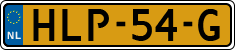 License plate of the Netherlands, Cars