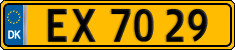 License plate of Denmark, Commercial vehicles