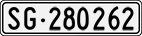 License plate of Switzerland, Cars