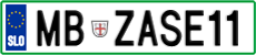 License plate of Slovenia, Vanity Plates