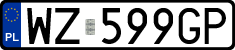 License plates of Poland, Regular car plates
