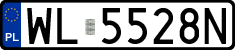License plates of Poland, Regular car plates