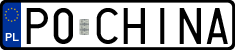 License plates of Poland, Vanity Plates