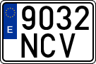 License plates of Spain, Ordinary (2000)