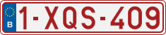 License plate of Belgium, Regular plates (2010)