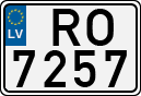 License plate of Latvia, Regular car plates