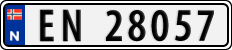 License plate of Norway, Cars