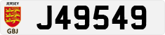 License plate of Jersey, Regular plates (J123456)