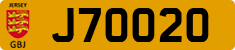 License plate of Jersey, Regular plates (J123456)