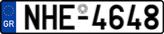 License plate of Greece, Cars