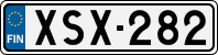 License plate of Finland, Cars