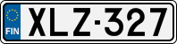 License plate of Finland, Cars
