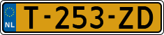 License plate of the Netherlands, Cars