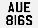 License plate of the United Kingdom, 1963 year system