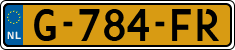 License plate of the Netherlands, Cars