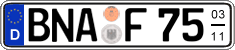German license plate, Seasonal plates