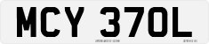 License plate of the United Kingdom, 1963 year system