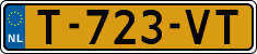 License plate of the Netherlands, Cars